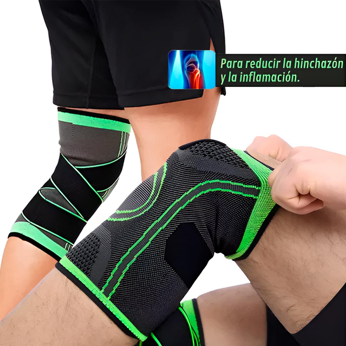 Miniatura 3 de Rodillera Compresion deportiva ND-056